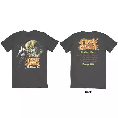 Buy Ozzy Osbourne 'The Ultimate Sin Tour 86' Charcoal Grey T Shirt - NEW • 15.49£