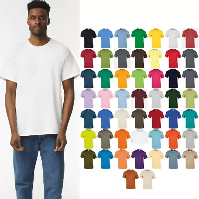 Buy Men's Plain T-shirt 2000 - Gildan Ultra Cotton Adult Blank Tee (A) (A) (B) ( (A) • 8.09£