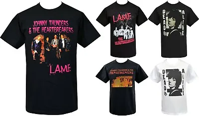 Buy Mens PUNK T-Shirt Johnny Thunders & The Heartbreakers L.A.M.F. D.O.A. American  • 20.50£