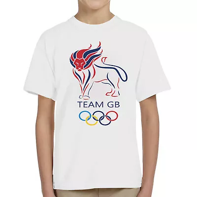 Buy Great Britain Adult Kids T-Shirt Olympics Team GB Union Jack Tee 2024 T Shirt • 14.49£
