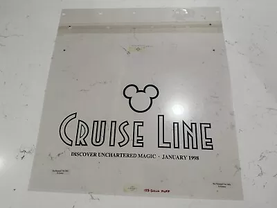 Buy Disney Cruise Line Discover Unchartered Magic 90s T-Shirt Stencil Park Used Prop • 46.63£