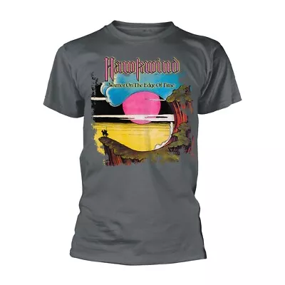 Buy HAWKWIND WARRIOR ON THE EDGE OF TIME (CHARCOAL) T-Shirt X-Large GREY • 21.93£