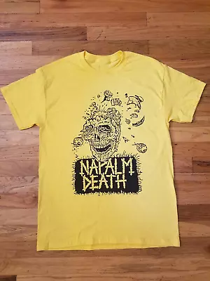 Buy Hot Napalm Death Band Short Sleeve T Shirt Full Size S-5XL BE2778 • 21.28£