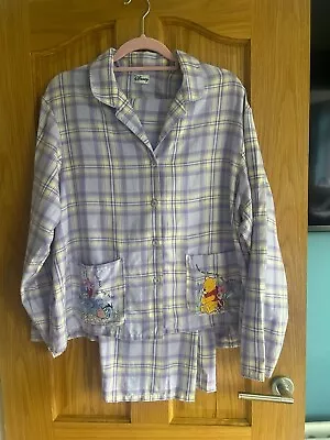Buy Ladies Womens Disney Winnie The Pooh Pyjamas Pjs Size 16 • 7£