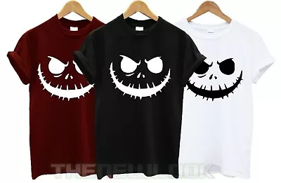 Buy Evil Pumpkin T Shirt Halloween Bones Skeleton Funny Fancy Dress Gift Present New • 6.99£