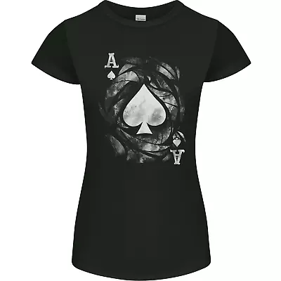 Buy The Ace Of Spades Womens Petite Cut T-Shirt • 8.75£