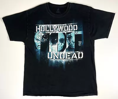 Buy Hollywood Undead Rap Rock Band Graphic T Shirt Sz L • 12.07£