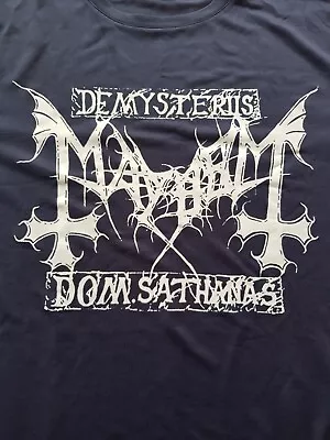 Buy Mayhem Black Metal Midnight 2XL Tshirt Darkthrone Bathory Dimmu Watain Gorgoroth • 16£