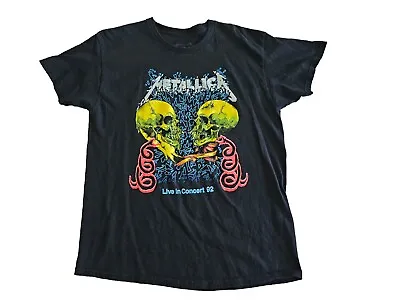 Buy Metallica Shirt Men's L Sad But True Repro Black Album Pushead Rock Band Tee • 32.67£