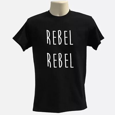 Buy Rebel Rebel Tee, Music Festival,Band Tshirt, Quote Tee, Graphic Tee, Band Tee • 17.95£