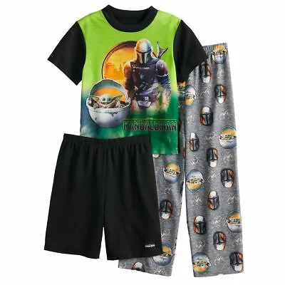 Buy Baby Yoda Pajamas Boys Star Wars Mandalorian T Shirt Shorts Pants 6 8 10 Grogu • 17.04£