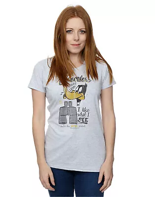 Buy Looney Tunes Women's Daffy Duck Binoculars T-Shirt • 13.99£
