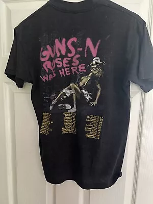 Buy Guns N Roses Vintage Appetite For Destruction 1987 USA Tour T-shirt • 85£