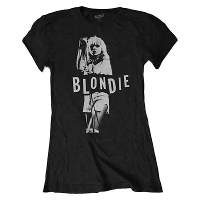 Buy Blondie Mic Stand Boyfriend Fit T Shirt • 15.95£