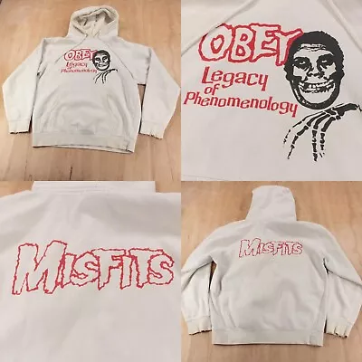 Buy 2017 OBEY X MISFITS FIEND CLUB Legacy Of Phenomenology Hoodie Sweatshirt SMALL • 44.81£