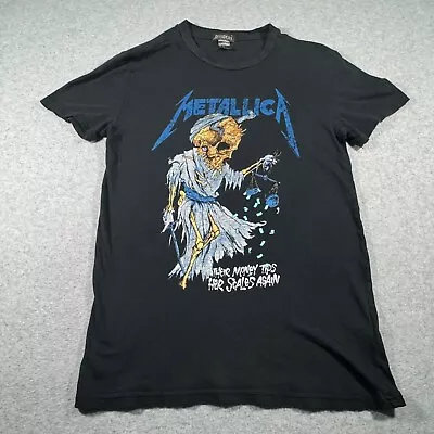Buy Metallica Shirt Adult Small Black American Heavy Metal Band Music Tour Women’s • 14.94£