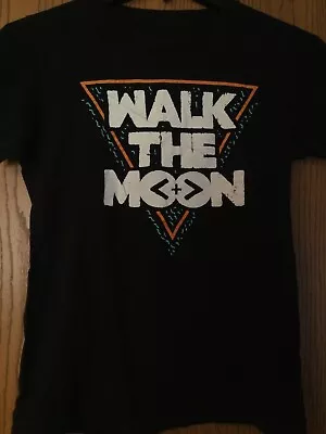 Buy Walk The Moon - Black Shirt- No Tag - Pinhole In Rear Neck Area • 28.01£