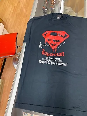 Buy Vintage 1992 Death Of Superman Doomsday Funeral For A Friend Shirt Size M • 46.60£
