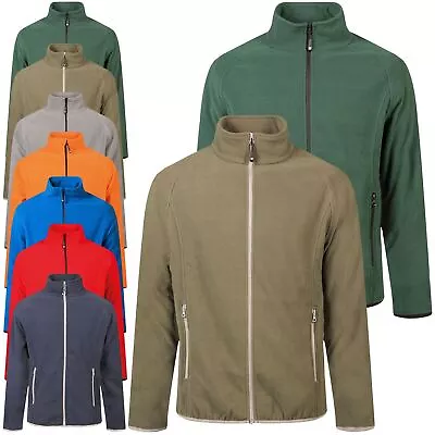 Buy JRC Mens Heavy Fleece Jacket Full Zip Up Outdoor Warm Polar Anti Pill Work Top • 10.99£