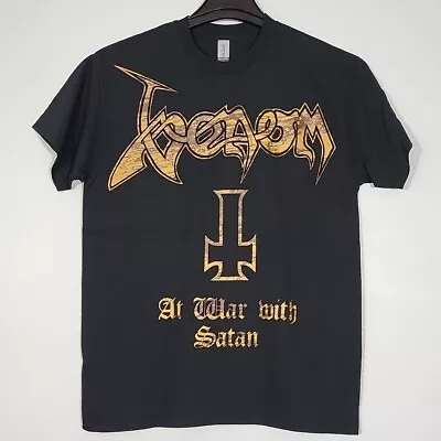 Buy VENOM At War With Satan M MEDIUM Official T-Shirt Black Mens Band Logo • 25.12£