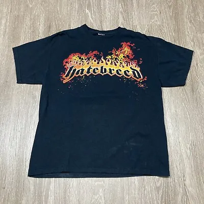Buy Hatebreed Shirt Large Vintage 00s Y2K Summer 2010 Concert Tour Band Tee • 13.97£