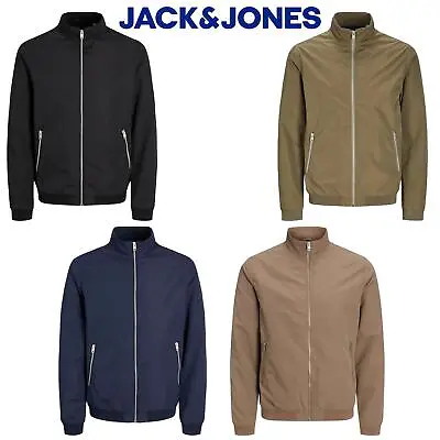 Buy Mens Bomber Jacket 100% Polyester Full Zip Outdoor Jackets For Men - S To 2XL • 29.99£