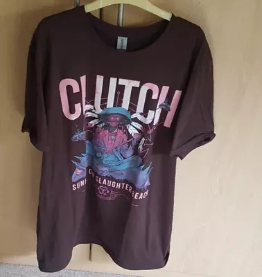 Buy Clutch - Slaughter On Sunrise Beach (T-Shirt) Medium Size. - Worn. • 8£