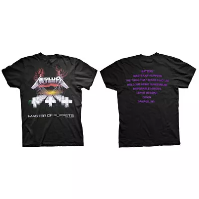 Buy Metallica Master Of Puppets Official Tee T-Shirt Mens • 16.06£