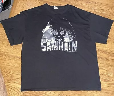 Buy Vintage 2000 Samhain Rare Unholy Passion Foil Logo Danzig Misfits Shirt Size XL • 111.82£