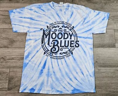 Buy The Moody Blues Days Of Future Passed 50th Anniversary Tour 2017 L Blue Tie Dye • 4.66£