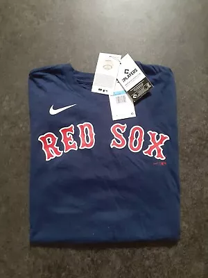 Buy Boston Red Sox MLB Navy Tshirt Brand New With Tags Size M UK Nike  2 Bogaerts   • 19.99£