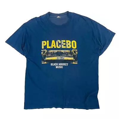 Buy Vintage Placebo Tour 2000 Black Market Music Graphic T-Shirt - Large • 75£