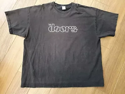 Buy The Doors, Vintage Distressed, Black Size 50  - 54  Cotton Faded • 5.99£