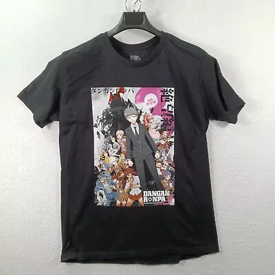 Buy Dangan Ronpa Shirt Mens L Black Character Anime Graphic Despair Arc 3 Katakana • 10.26£