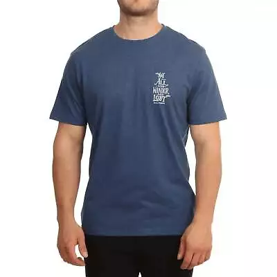 Buy Saltrock Mens Lost Ships Short Sleeve T-Shirt Blue • 19.99£
