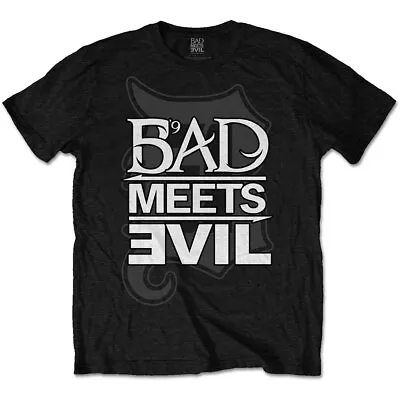 Buy Eminem Slim Shady Bad Meets Evil Logo Official Tee T-Shirt Mens • 14.99£