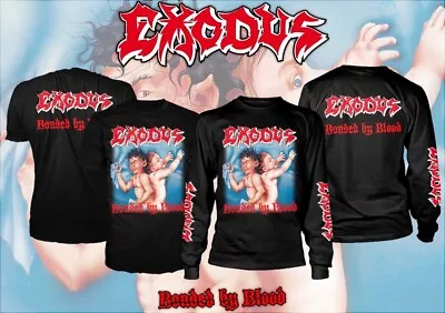 Buy Exodus - Bonded By Blood T- Shirt Size L Long Sleeve Slayer Megadeth Testament • 26.08£
