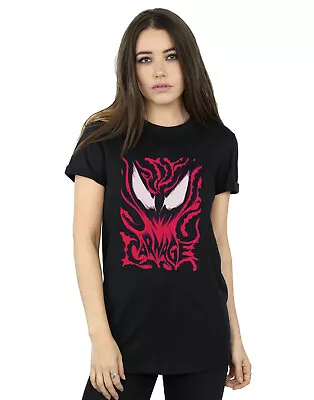 Buy Marvel Women's Venom Carnage Boyfriend Fit T-Shirt • 13.99£