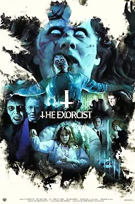 Buy The Exorcist Style Q1 Made To Order White Gildan Adult T Shirt S To 3 Xl DTG • 16£