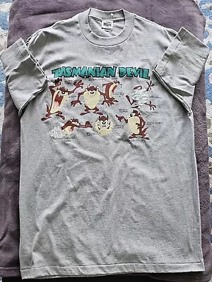 Buy Tasmanian Devil Graphic Men's Cotton T-shirt Size Extra Large XL • 19.99£