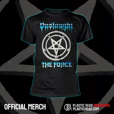 Buy ONSLAUGHT - 'THE FORCE' Black T-Shirt - PH13155M • 15.99£