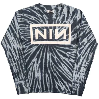 Buy Nine Inch Nails Unisex Long Sleeve T-Shirt: Logo (Wash Collection) (X-Large) • 23.02£