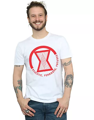 Buy Marvel Men's Black Widow Movie Athletic Logo T-Shirt • 13.99£