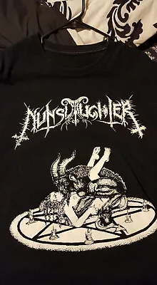 Buy Nunslaughter F Your God In Heaven T-Shirt Cotton Unisex S To 5XL DA164 • 18.62£