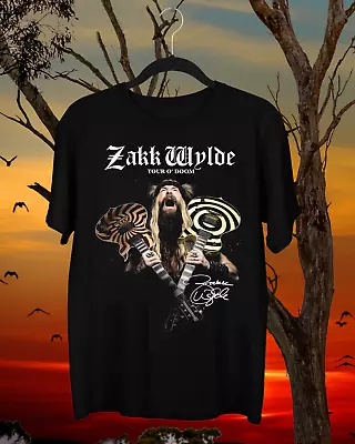 Buy Rare Zakk Wylde Guitar Cotton Tee Gift For Fan S To 5XL T-shirt GC1530 • 17.70£