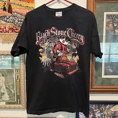 Buy Vintage Y2K Black Stone Cherry Tour Shirt Size Medium • 23.81£