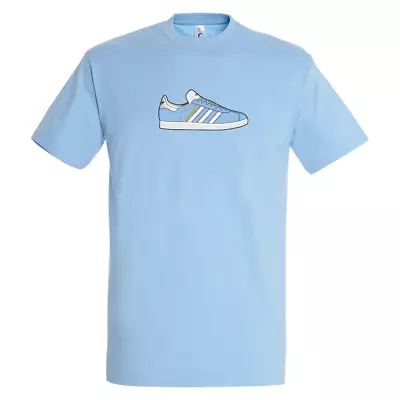 Buy Gazelle Man City Football T Shirt Manchester The Citizens MCFC Top • 19.99£