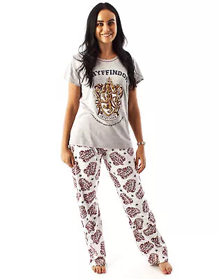 Buy Harry Potter Gryffindor House Crest Short Sleeve Long Leg Pyjama Set (Womens) • 21.95£