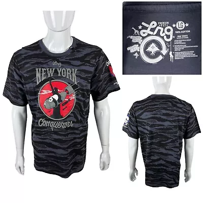 Buy LRG Lifted Research Group Mens Large Shirt Gray Premium Fit New York Conquerors • 37.33£