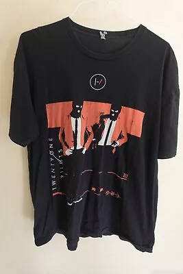 Buy 21 Pilots Emotional Roadshow 2016 Tour Black Men’s XXL Graphic Band T Shirt • 28.01£